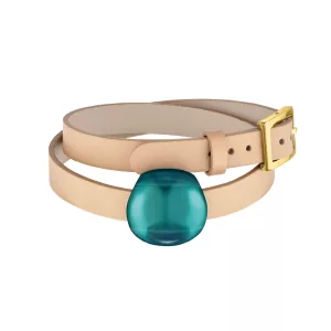 Bracelet cuir Cabochon