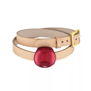 Bracelet cuir Cabochon