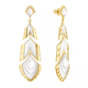 Boucles d'oreilles Paon